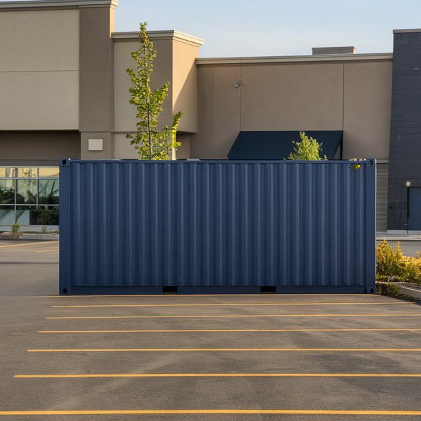 our commercial storage containers are weatherproof and equipped with secure locking mechanisms to protect your items