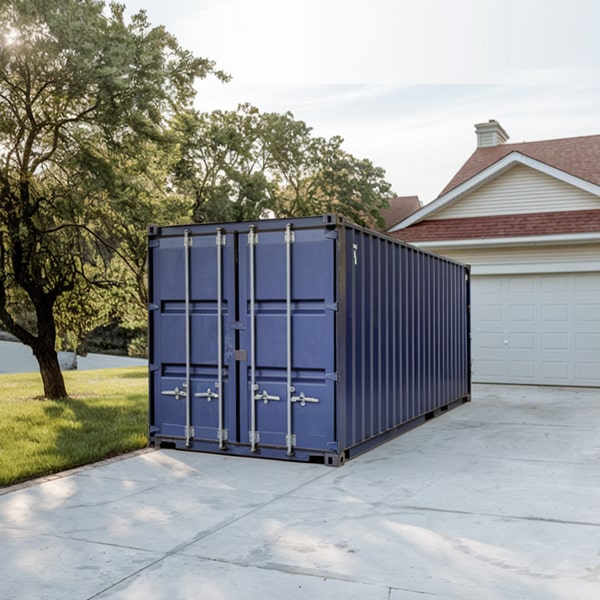 our residential storage containers come with sturdy locks and optional additional security measures for peace of mind